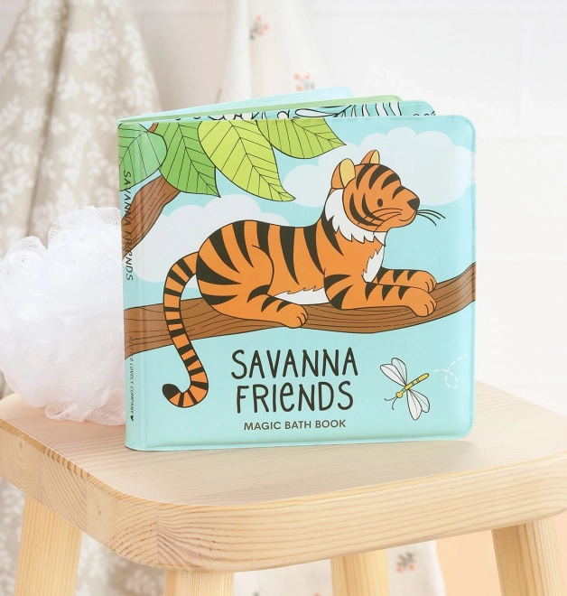 A Little Lovely Company Magisches Wasser Buch – Tiere hinter der Savanne
