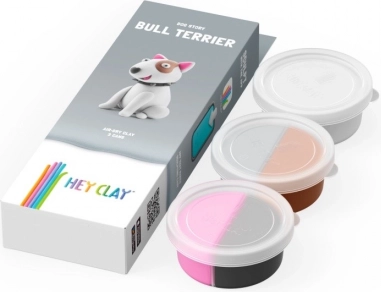 Modelliermasse Hey Clay Bullterrier