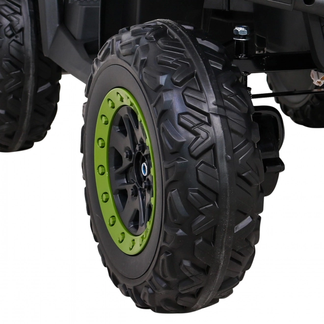 Kinder Elektro-Quad XT-Speed 4x4 grün mit EVA-Rädern und LED-Lichten