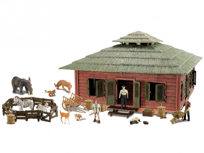 Bauernhof-Bausatz mit Tieren DIY