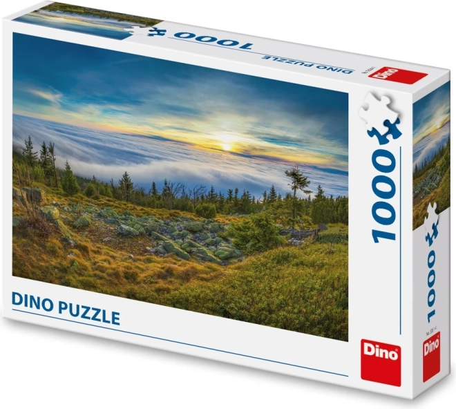 Puzzle Aussicht vom Ještěd mit 1000 Teilen
