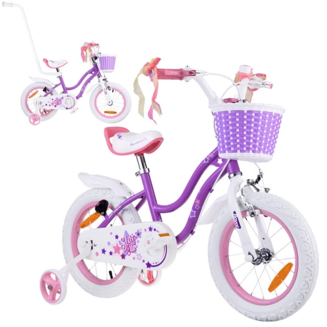 Royal Baby Kinderfahrrad Star Girl 14 Zoll – Lila