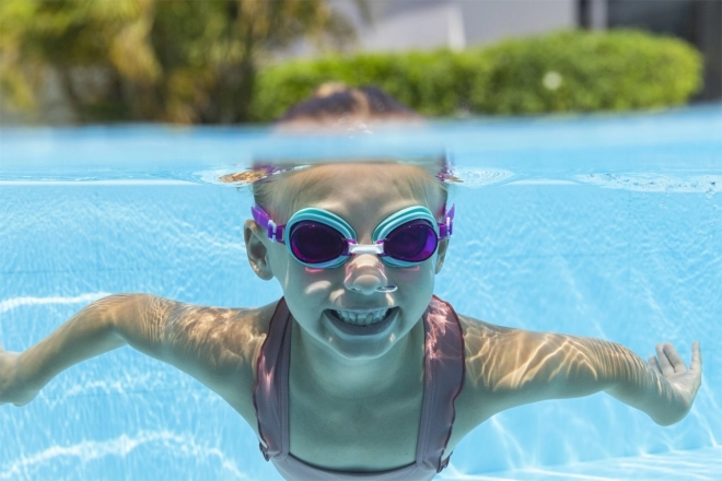 Schwimmbrille für Kinder Hydro-Swim Bestway Blau – lila