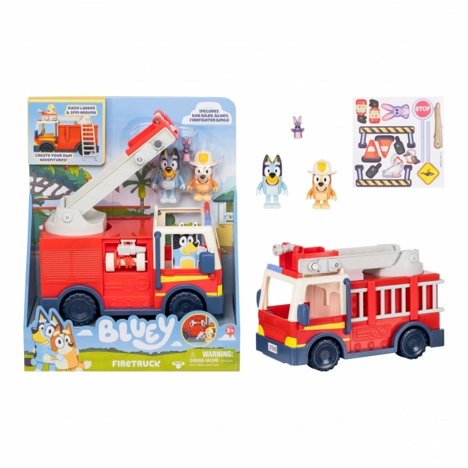 Bluey Feuerwehrwagen Figurenset