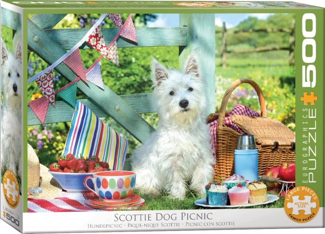 Eurographics Puzzle Hundepicknick XL 500 Teile
