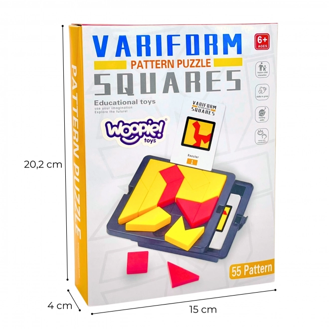 Woopie Tangram-Logikspiel Taschentraining für das Gehirn