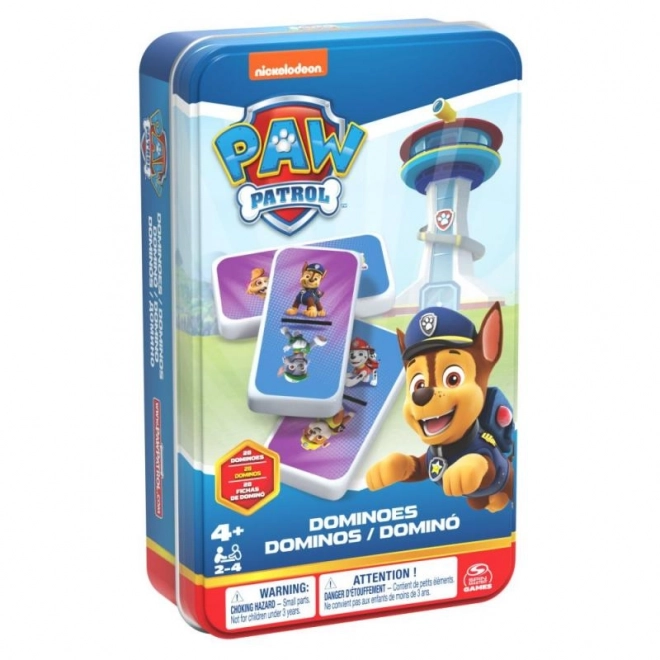 Domino Paw Patrol in einer Blechdose