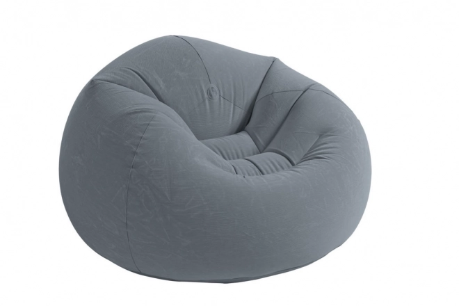 Sitzsack aus Cordimitat in grauer Farbe
