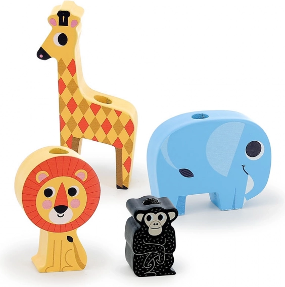 Vilac Holzspielzeug Safari mit Motiven von Ingela P. Arrhenius