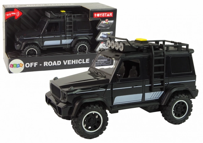 Friktionsbetriebenes Offroad-Auto Schwarz