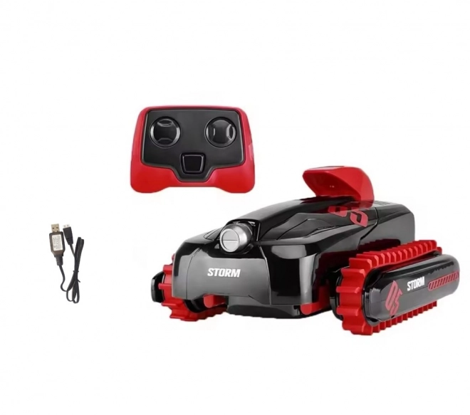 Ferngesteuertes 2.4G Amphibienfahrzeug Rot