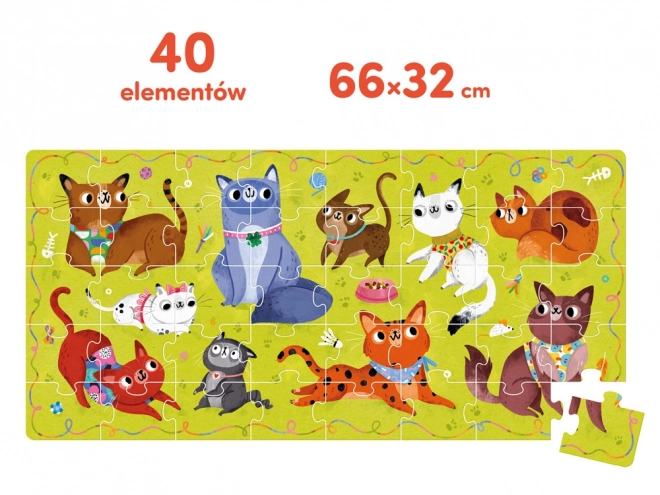 Czuczu Puzzle Miau Katzen 3+