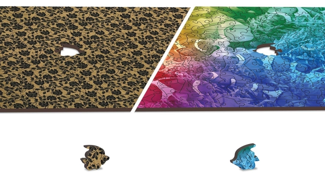 Beidseitiges 2‑in‑1‑Puzzle für doppelte Herausforderung