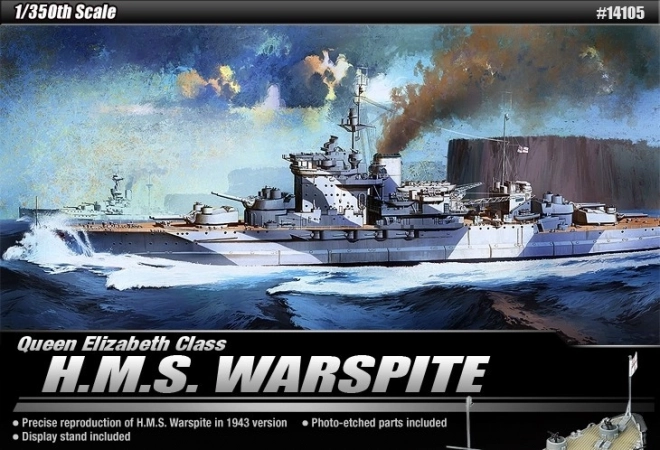 Plastikmodellbausatz HMS Warspite