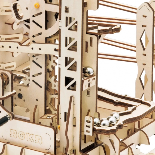 Robotime Rokr 3D Holzpuzzle Kugelbahn: Explorer