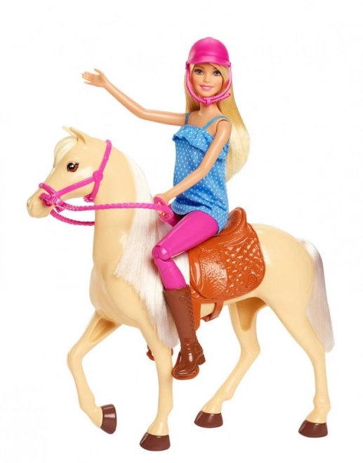 Barbie mit Pferd Reitabenteuer Set