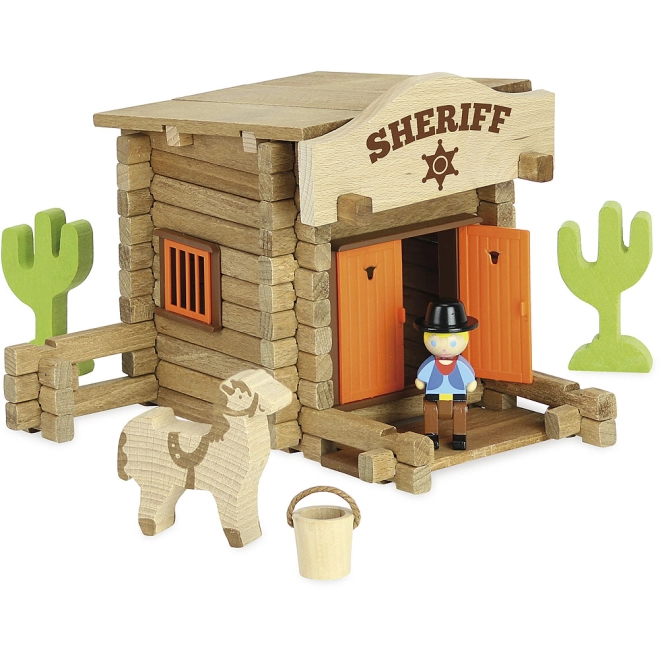 Sheriffstation im Westernstil voller Fantasie