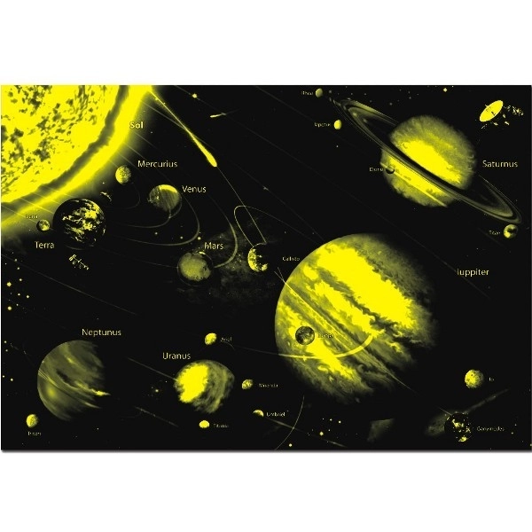 Neon Solarsystem Puzzle 1000 Teile