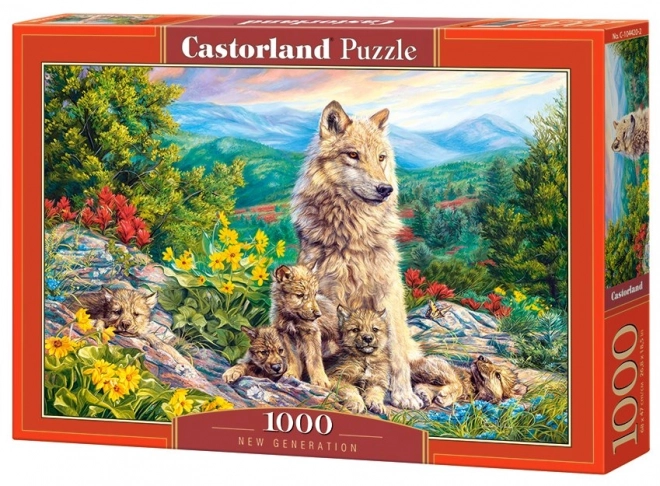 Puzzle 1000 Teile Wolf Neue Generation