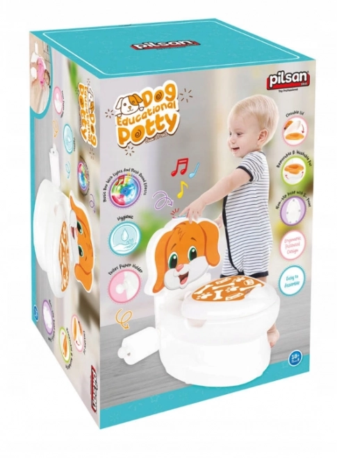 Pilsan Interaktiver Töpfchen Hund mit Klappe