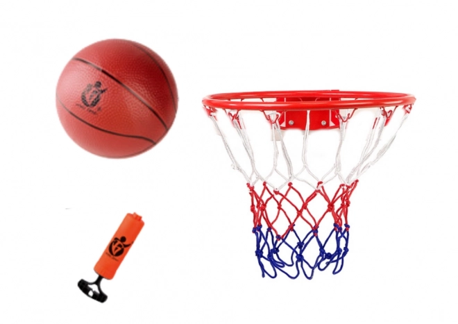 Basketball-Set mit Ball und Pumpe