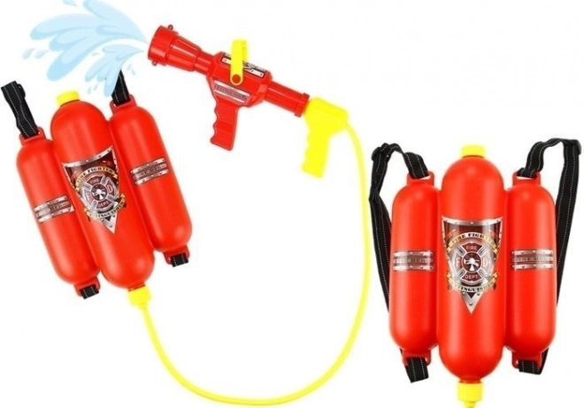 Feuerwehrspielzeug-Set mit Wasserspritze