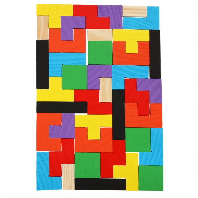 Holzpuzzle Tetris 40 Stück