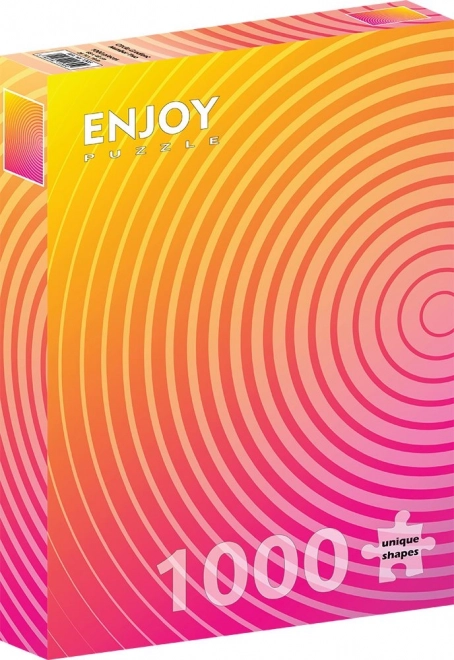 ENJOY Puzzle Runder Farbverlauf 1000 Teile