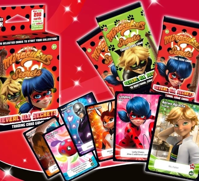 Sammelkarten-Starterpaket Miraculous: Die fantastische Marienkäfer und Cat Noir