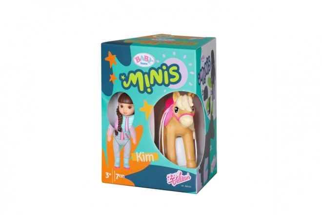 Baby Born Minis Set mit Pferd und Puppe