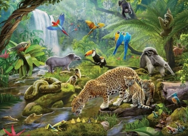 Ravensburger Puzzle Tiere im Regenwald 60 Teile