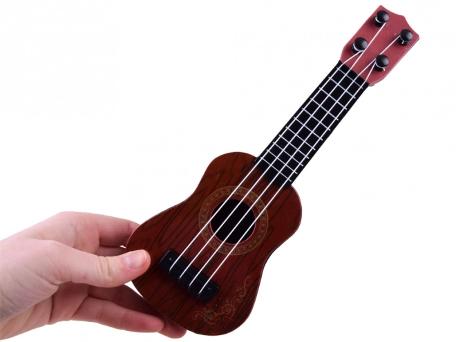 Mini-Ukulele für Kinder 25 cm – dunkelbraun