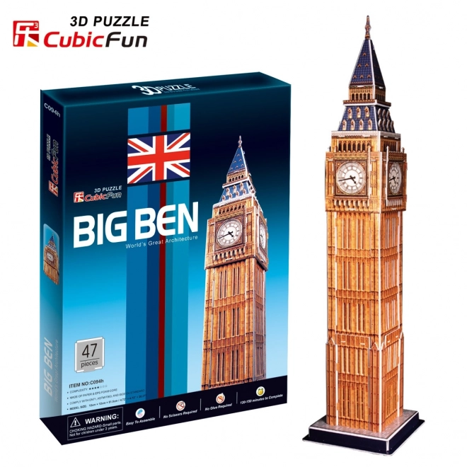 Cubicro Spaß Big Ben 3D-Puzzle