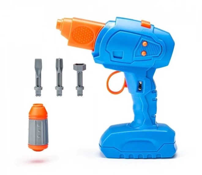 Kinder-Bohrmaschine und Schraubmontage