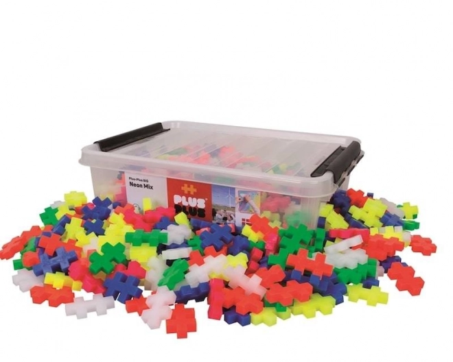 Konstruktionsset PLUS-PLUS BIG Neon, 200 Teile