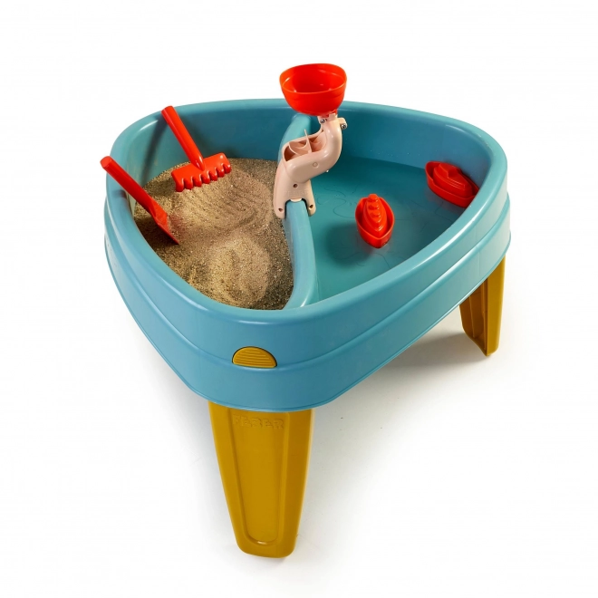 Feber Kindertisch mit Wasser- und Sandkasten 4-in-1