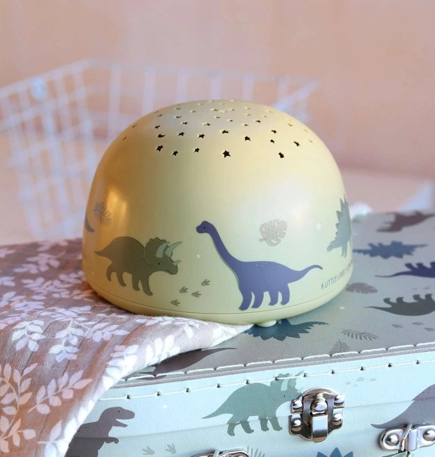 A Little Lovely Company Lampe mit Projektor – Dinosaurier