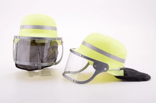 Feuerwehrhelm mit Visier