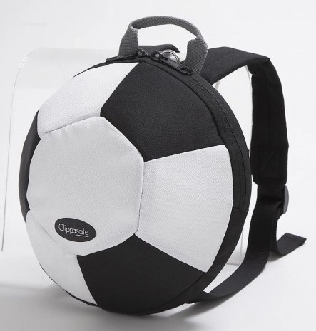 Rucksack mit abnehmbarer Leine, Fußball