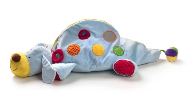 Multifunktionaler Kuschelhund mit Bällen
