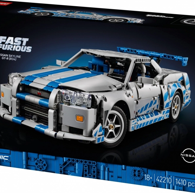 Technic-Baukasten Nissan Skyline GT-R aus dem Film "Fast and Furious"
