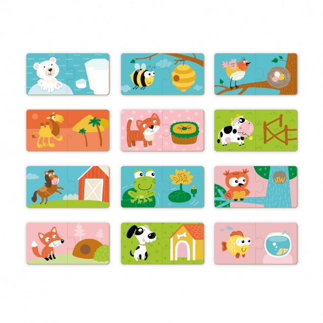 Dodo Puzzle: Tiere und ihre Behausungen