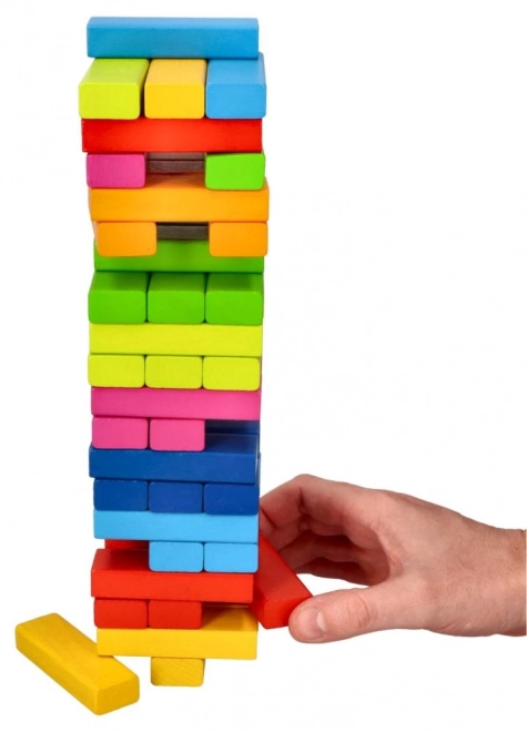 Goki Balancespiel Holz Turm Regenbogen Jenga