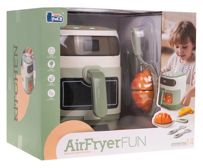 Interaktiver Kinder-Airfryer mit Zubehör