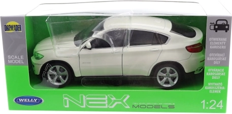 Metallmodell BMW X6 1:24 mit zu öffnenden Teilen