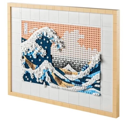 Hokusai Große Welle LEGO Kunstset