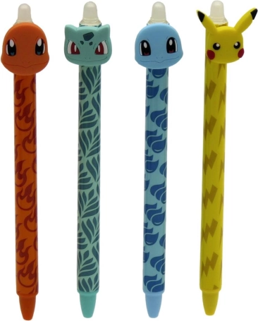 Radierbares Pokémon-Kugelschreiber mit Gummispitze