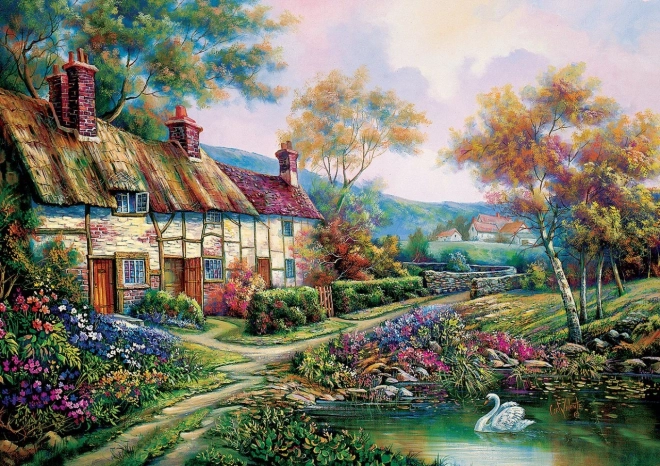 Puzzle Frühlingsgarten 1500 Teile