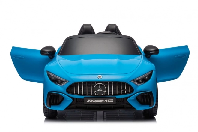 Elektrisches Auto Mercedes AMG SL63 blau lackiert