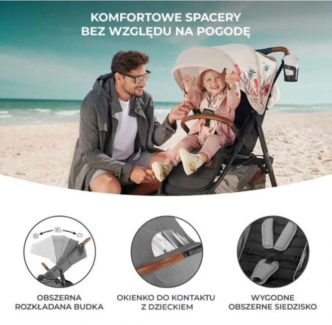 Kinderkraft Grande Plus Kinderwagen Grau